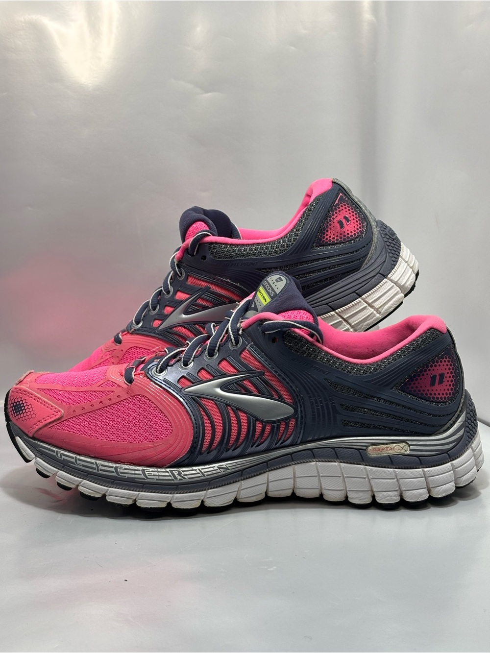 Brooks Glycerin 11 Women's Size 7.5B Running Shoes Pink/Gray 120137-1B-813